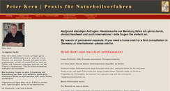 Desktop Screenshot of heilpraktiker-peter-kern.de